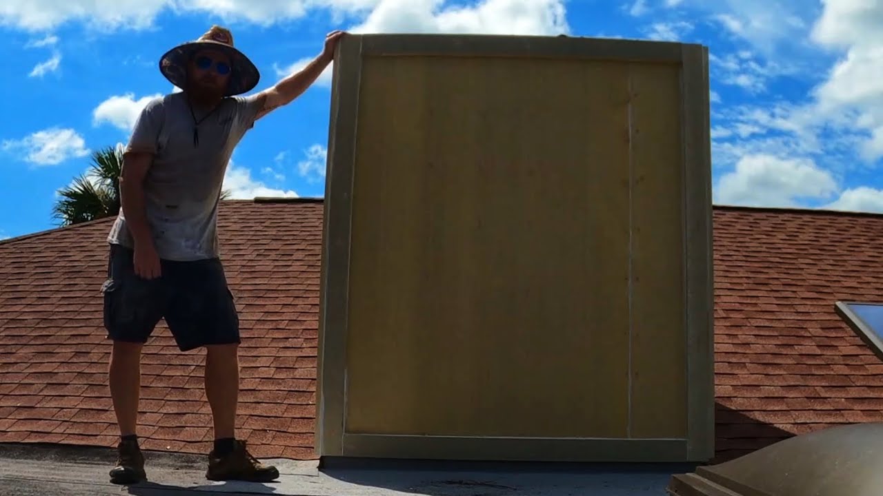 Installing James Hardie panel siding and trim around chimney YouTube