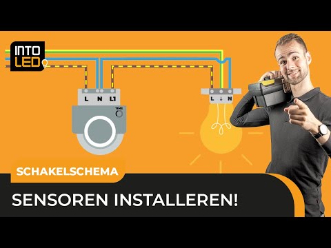 Video: Een bewegingssensor aansluiten op een gloeilamp. Aansluiting bewegingssensor: diagram