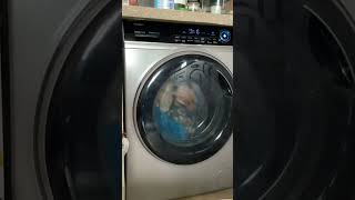 I wash towels and steam treatment