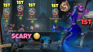 TOP 1 Dream Witch Vs TOP 1 Survivors | S BADGE VS S BADGE | Identity V