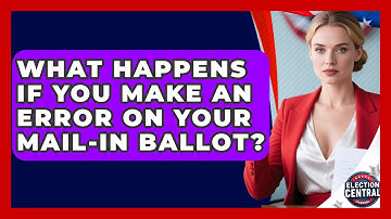 What Happens If You Make An Error On Your Mail-in Ballot? - Election Central Channel