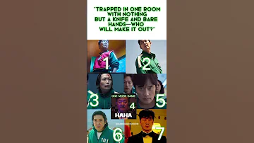 In One Room Who Survives Squid Games Season123 Squidgame2 Edit Memes Netflix Squidgame 