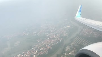 Garuda Indonesia Boeing 737-800 BUZZSAW takeoff from CGK ! (Short)