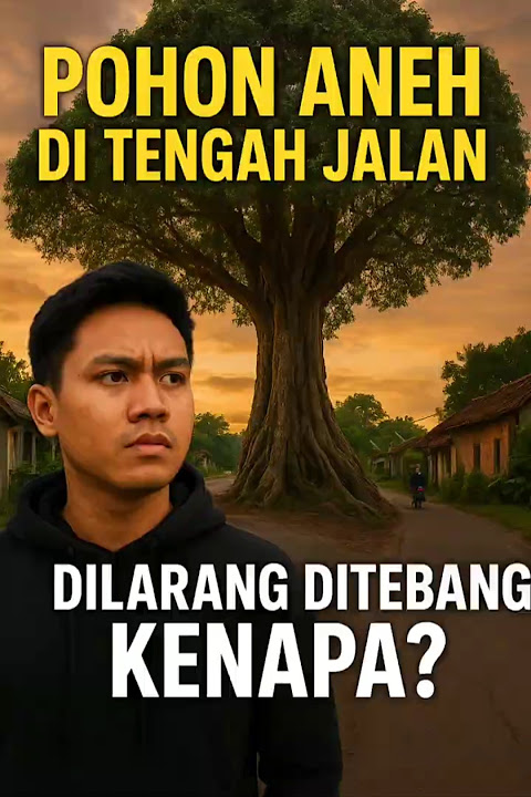 Pohon Aneh di Tengah Jalan Ini, Dilarang di Tebang Oleh Warga! #misteri #kisahseramnetizen #horror