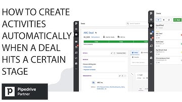 Pipedrive Automatic Add Activities When Deal Hits Certain Stage