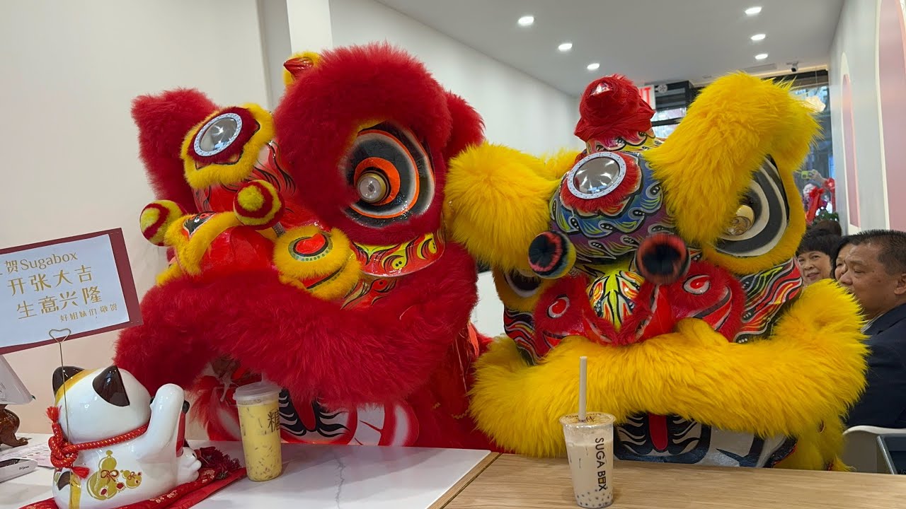 UEAA Lion Dance Performance Grand Opening @ Suga Box