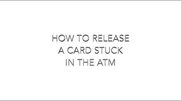 (Genmega ATM / Kiosk) How to remove a card stuck in an ATM