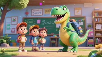 Dino School Field Trip – A Prehistoric Adventure Song 🦖🎒