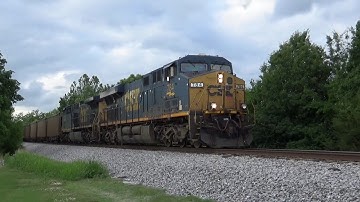 CSX ES44AH 784 w/ Sharp K5HL Leads Loaded Coal C904-24 on 5/27/22