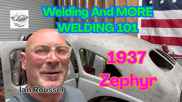 1937 Lincoln Zephyr: Ian Roussel Welds AND WELDS The Under Side Of This Project. Keep Swimming! 🐟🐠