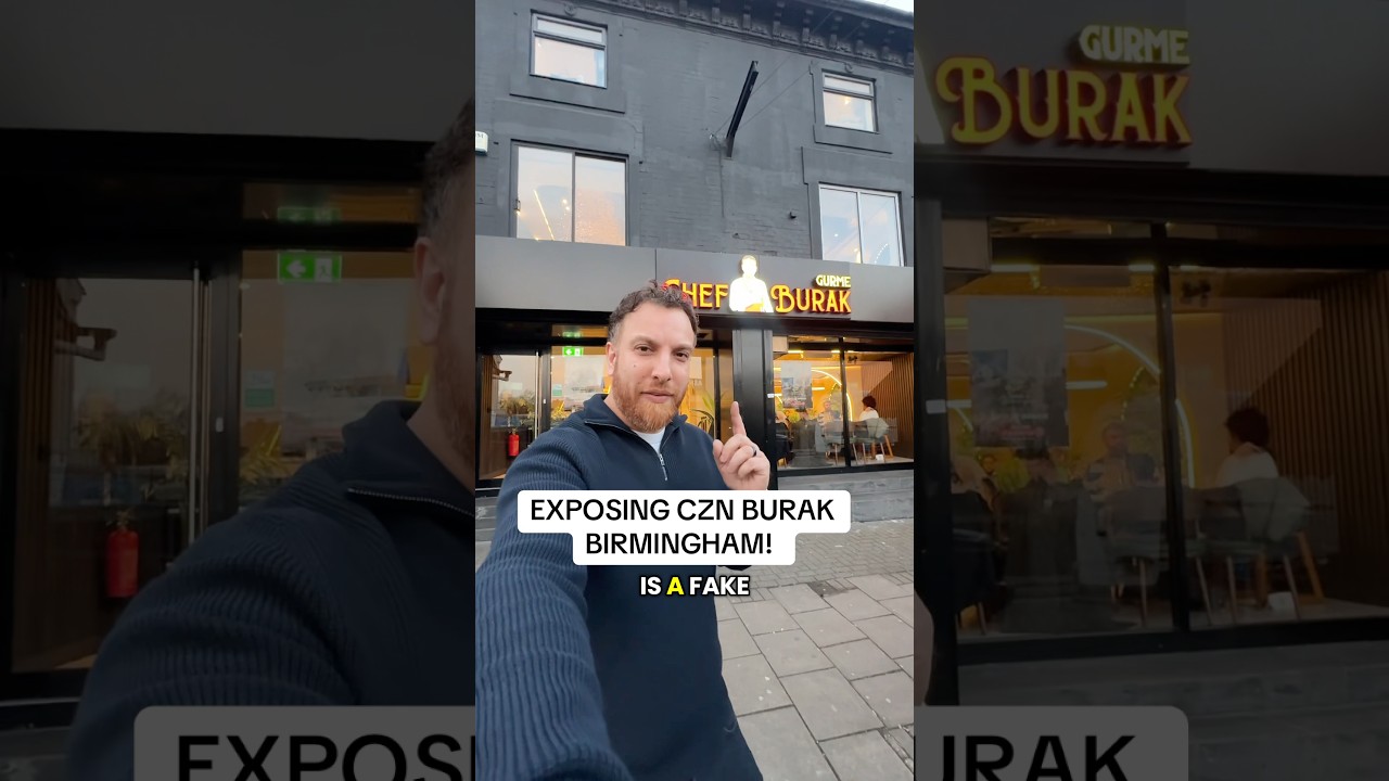 EXPOSING Birmingham Restaurant, It’s FAKE! CZN BURAK #czn #cznburak
