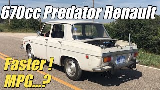 S3 E26. The 670cc Predator Renault is faster after getting a muffler and carburetor modifications