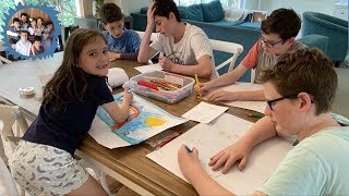 SCHOOL LOCKDOWN AUSTRALIA  HOMESCHOOLING 6 WILD KIDS  DAY 1