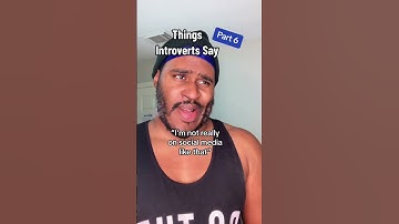 Things Extroverts Say Vs Things Introverts Say Part 6 🗣️ #shorts
