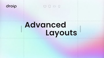 Advanced Layout in Droip: Any layout is possible with Grid and Flex layout system