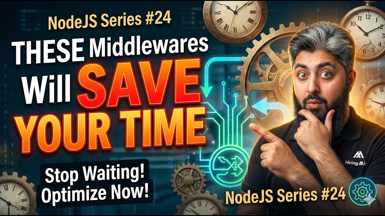 NodeJS Series #24 | These middlewares will save your time - YouTube