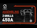 Z grills 450a pellet grill assembly