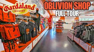 Oblivion Shop Full Tour | Oblivion: The Black Hole Merchandise at Gardaland Resort (June 2026) [4K]