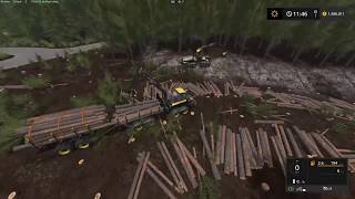 FS17 | Forestry On Pinecreek Hills | Buffalo With Trailer? | Timelapse
