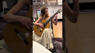 Ana Vidovic plays Jim Redgate’s exquisite 'Guitar #500”, a beautiful Cedar double top