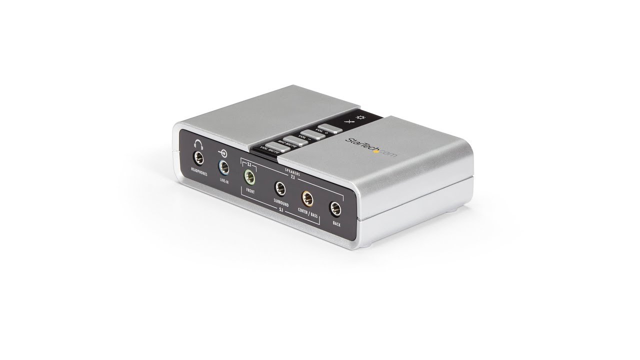 Tag et bad National folketælling Perforering USB Audio Adapter External Sound Card - USB Audio Adapters | StarTech.com