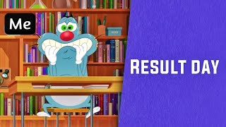 Result Day funny memes | Oggy and the cockroaches