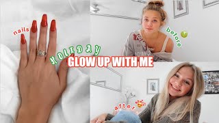 MEGA GLOW UP TRANSFORMATION (christmas edition) | nails, self care, shower routine, etc.