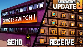 I Solved Satisfactory's Biggest Problem | Remote Item Switch/Delivery