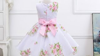 DISCOUNT PRICE !!!-Retail new style summer baby for wedding girls party dress with bow dress