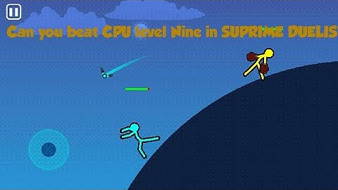 Can You beat CPU level 9 in SUPREME DUELIST