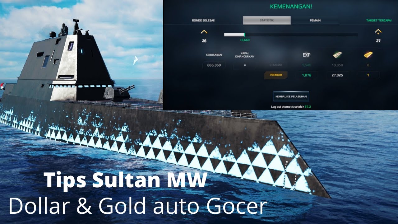 modern warships gold