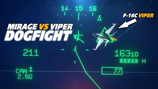 F-16C Viper Vs Mirage 2000C DOGFIGHT | Digital Combat Simulator | DCS |
