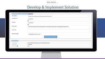 QISS - Corrective/Preventive Action Module