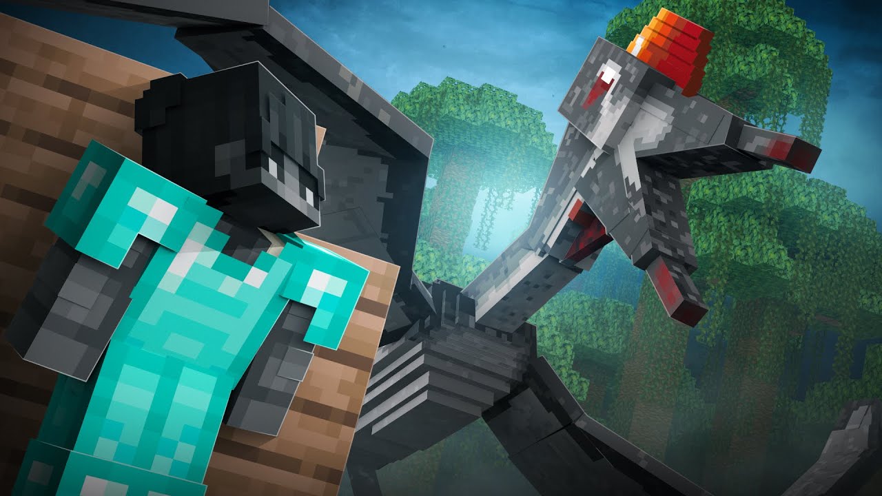 Surviving Minecraft's Jurassic Horror Mods for 100 Days 5