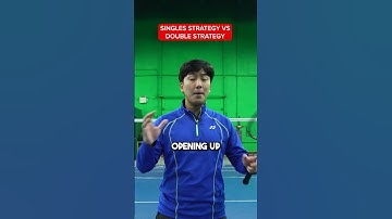 Single VS Doubles Badminton Strategy