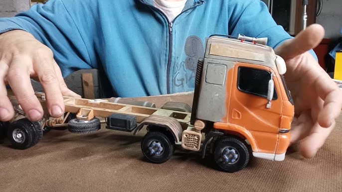 Como rebaixar a miniatura de caminhão Volvo VM - Charmosa Miniaturas 