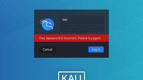 Kali Linux - reset root password | bypass kali login screen password