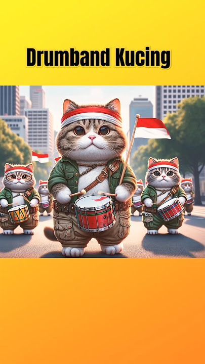 Drumband Terbaru : Konvoi Kucing Imut #17agustus #indonesia #nusantara #shots