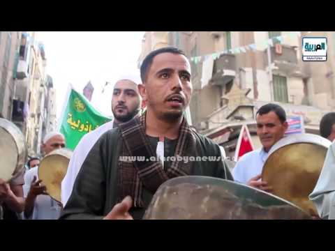 العربية نيوز المسيرة الختامية للطرق الصوفية لمولد المرسى ابو العباس بالاسكندرية