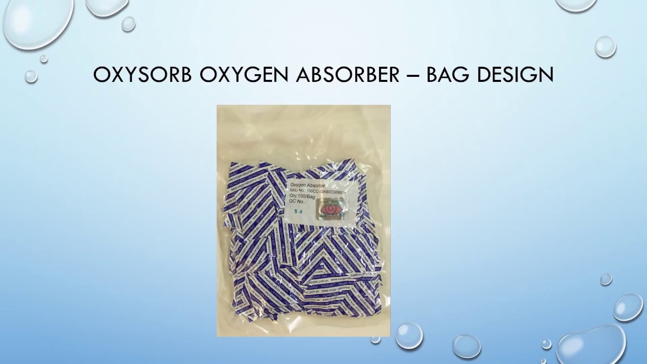 Oxygen Absorber Size Chart