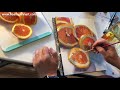 Painting Oranges Slices in Gouache