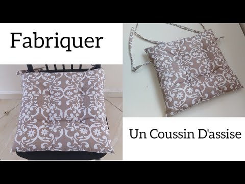 مشروع مربح طريقة خياطةوسادة الكرسي بطريقة سهلة جدا 