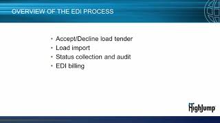 EDI for Prophesy Dispatch Webinar