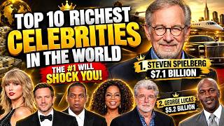 Top 10 Richest Celebrities in the World 2026 💰 | Their Insane Net Worth