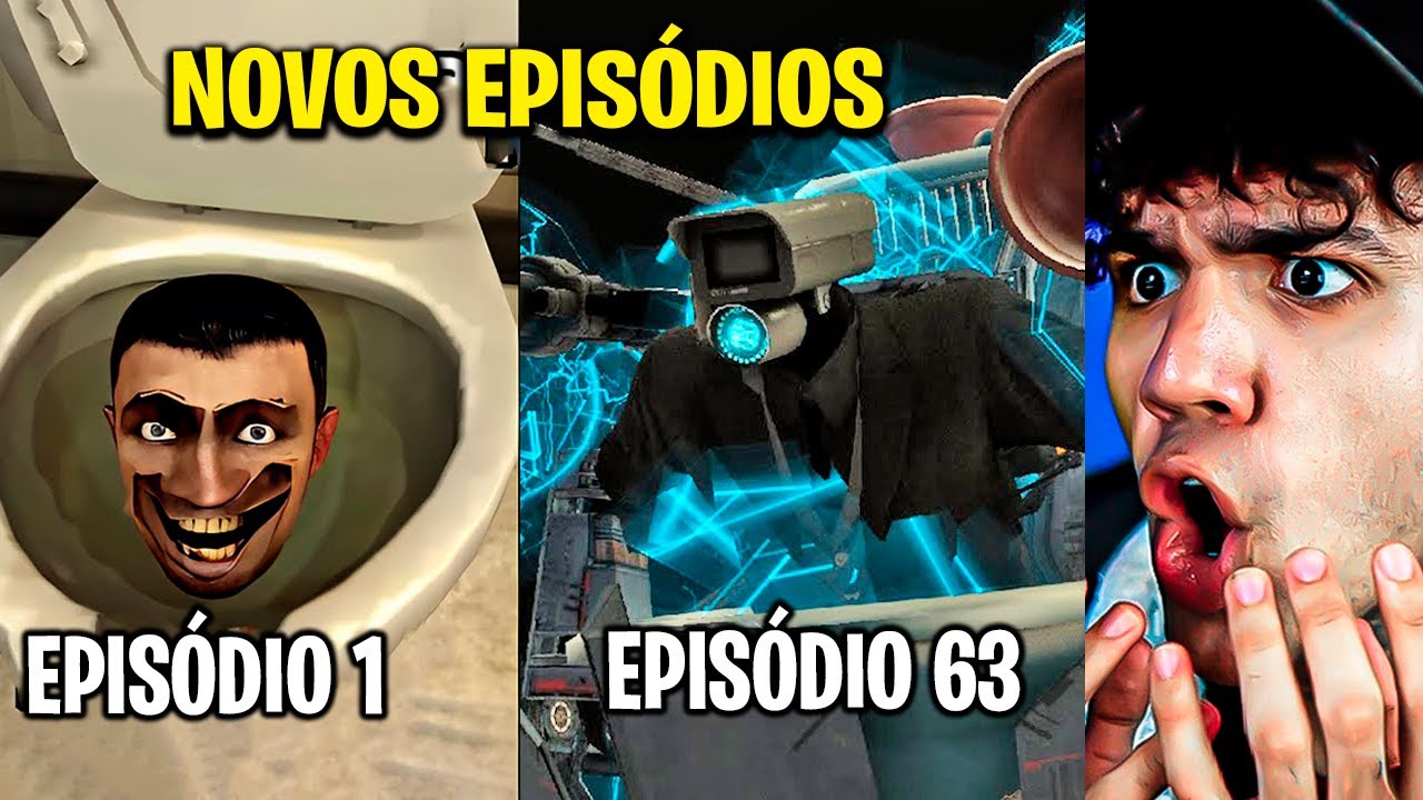 Reagindo a SKIBIDI TOILET 1-64 (TODOS OS EPISÓDIOS) 