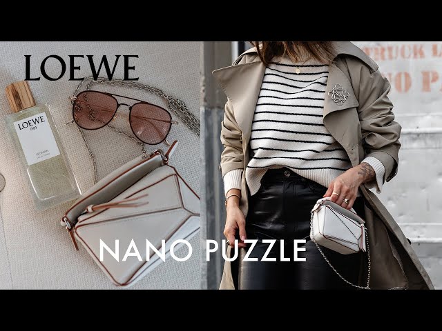 LOEWE Nano Leather Puzzle Top-Handle Bag