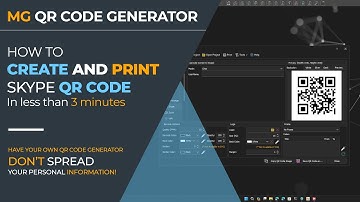 How to Create a Skype QR Code with MG QR Code Generator