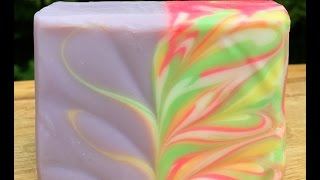 striped mantra marbles swirl in cp soap