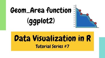 Plotting in R using ggplot2: geom_area function (Data Visualization Basics in R #7)