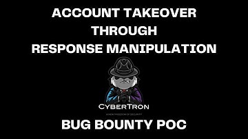 #3 Account Takeover | 2FA Bypass | Bug Bounty POC | CyberTron | #bugbounty #cybersecurity